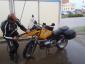 Moped-Reinigen nach der Ukraine