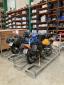 Die Mopeds sauber verpackt zum Transport nach Neapel
