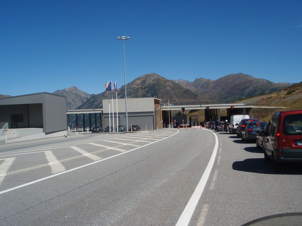 Grenzübergang Andorra - Frankreich