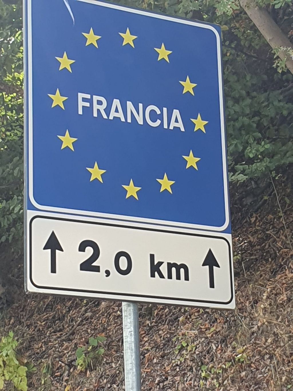 Grenze nach Frankreich